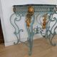 Magnificent Louis XV style iron and marble console