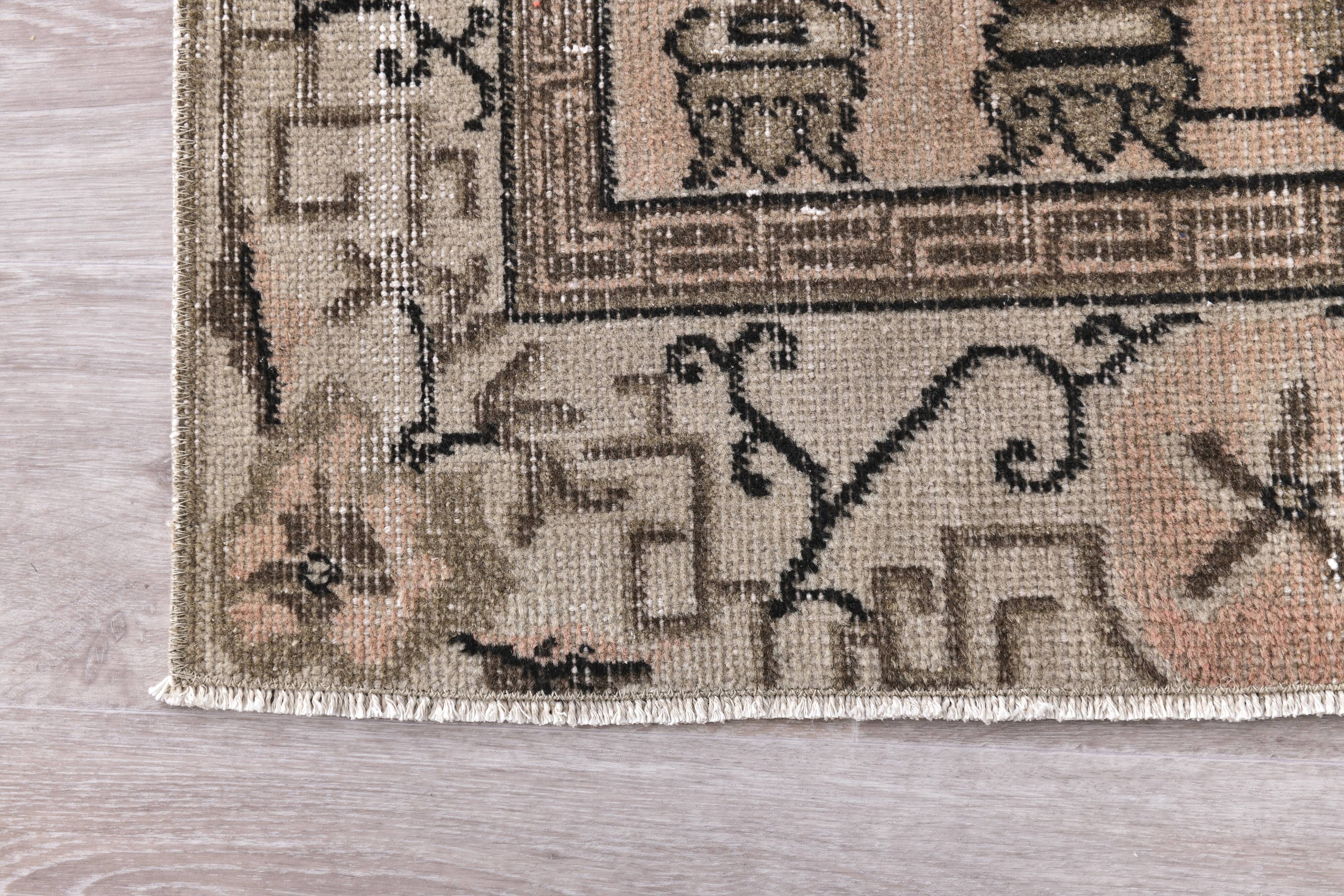 Soft Red & Brown Oriental Vintage Rug 158x260Cm SK 240826