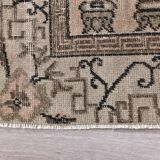 Tapis oriental vintage doux rouge et marron 158x260 cm SK 240826