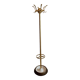 Vintage brass coat rack