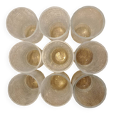 9 frosted effect 60s glasses