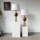 Pair of Philippe Barbier table lamps from the 70s