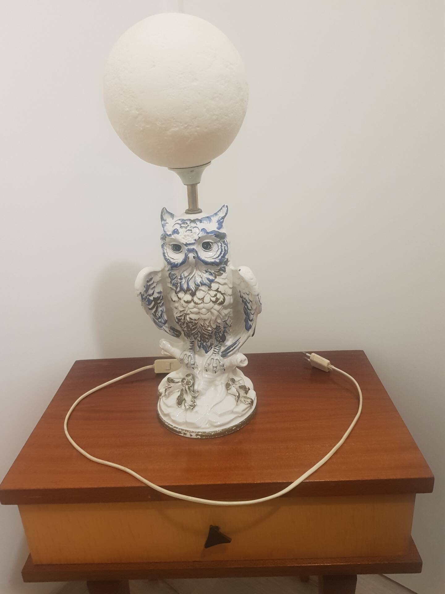 Great vintage owl lamp