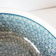 Saladier motif circulaire vert