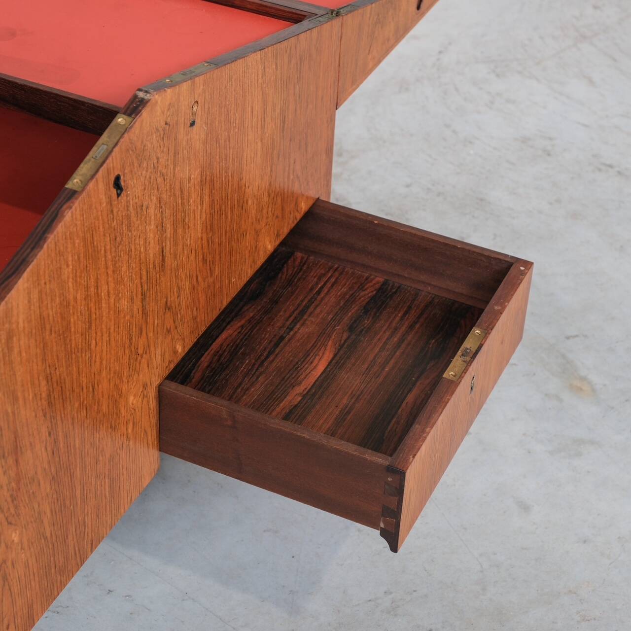 Leif Alring Danish Rosewood Mid-century Bar Cabinet