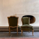 Duo de fauteuils Louis XV