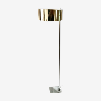 Lampadaire design chromé