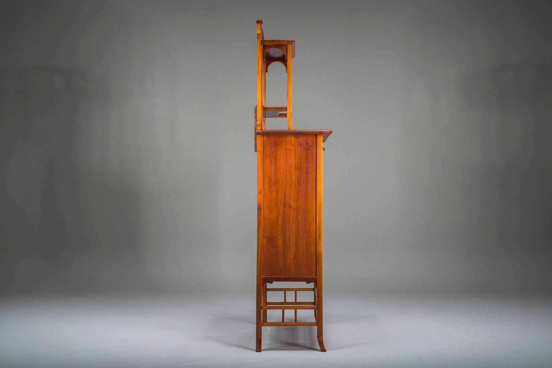 Art Nouveau cabinet with mirror, 1890s