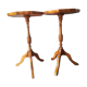 Duo de sellettes anglaises