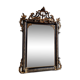 Old mirror Napoleon III black and gold