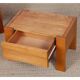 Pair of bedside tables in solid ash, French work from the 20th century.