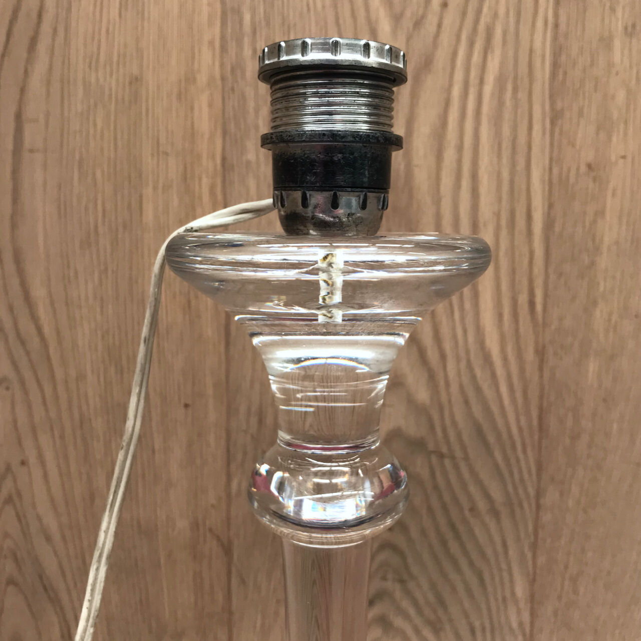 Val Saint Lambert table Tiffany Lamp by Ingo Maurer