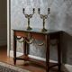 Pair of two-light candelabra in bronze, Napoleon III, late 19th century.