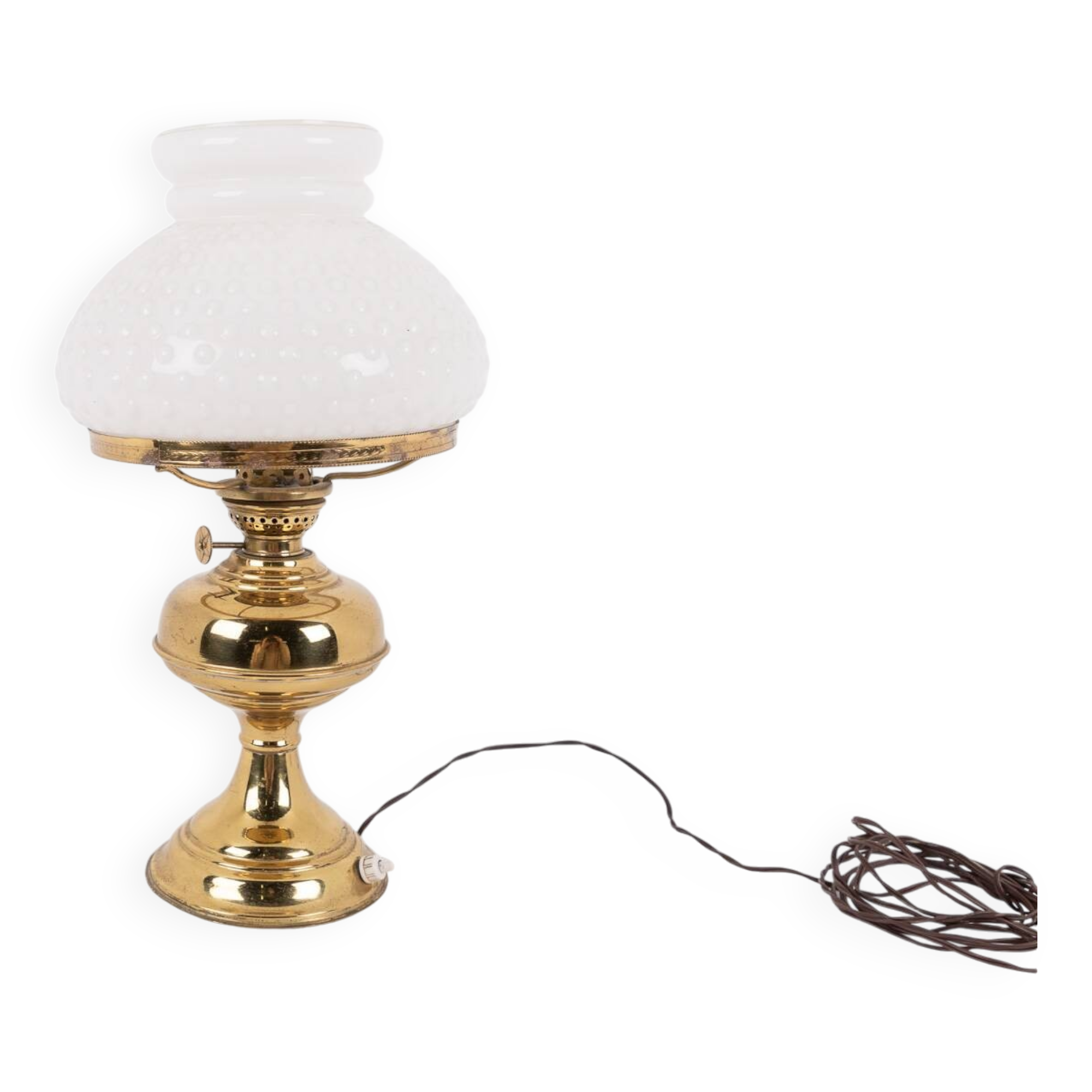 Mid-Century brass table lamp, 1950’s