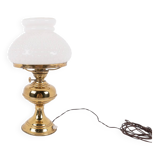 Lampe de table en laiton du milieu du siècle, années 1950