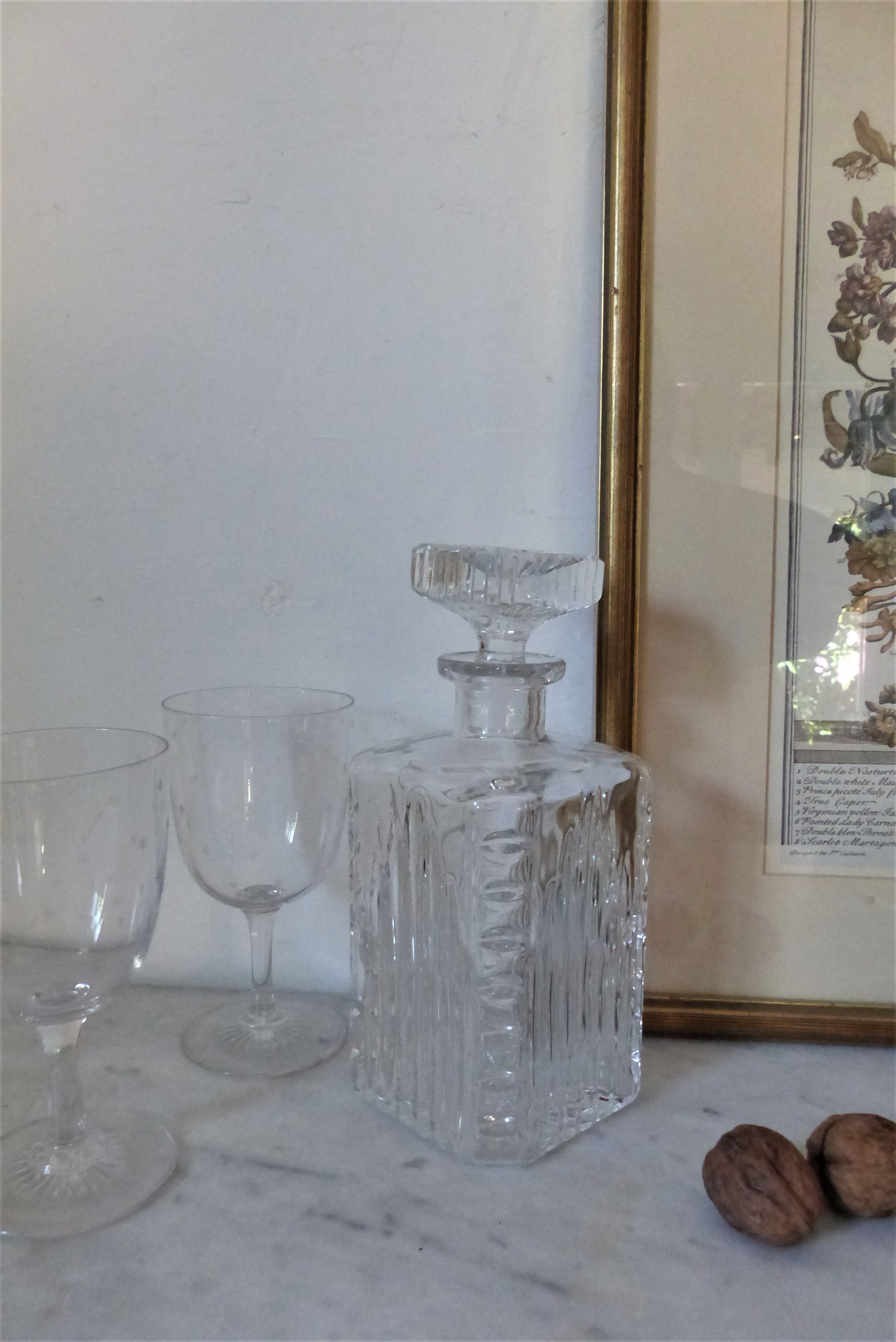 Crystal whisky carafe