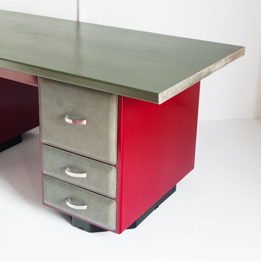Vintage industrial iron office, France 1950