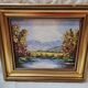 Mountain landscape painting by Isabelle Del Moral