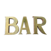 Lettres d'enseigne bar