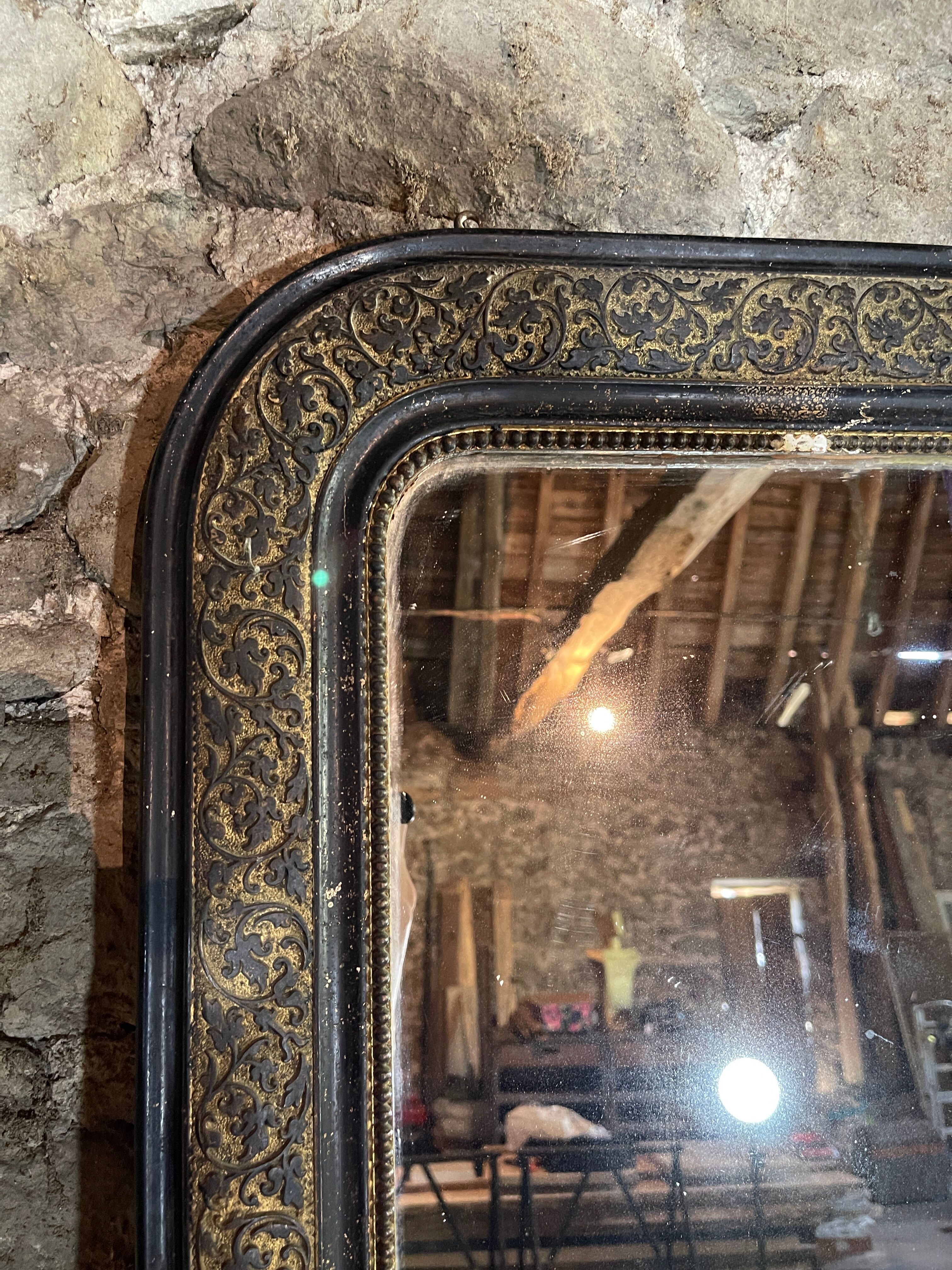 Old mirror Louis Philippe