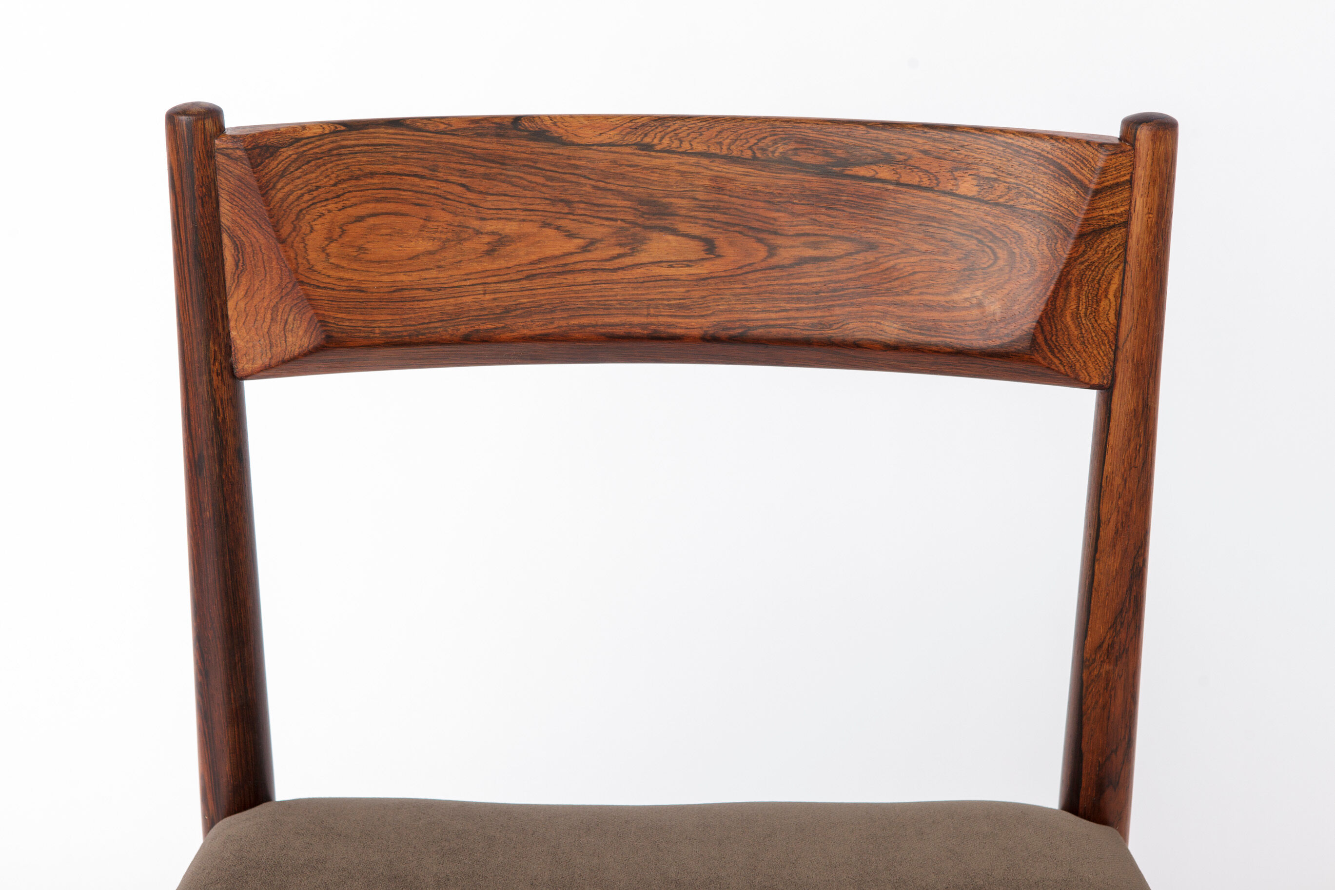 Set of 3 Vintage Rosewood Dining Chairs, 1960s Mid Century Modern Chairs