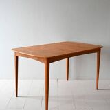 Vintage Scandinavian teak dining table