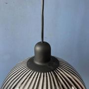 Mid-century glass hanging lamp by Peill and Putzler