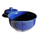 Handmade blue ceramic bowl, vintage