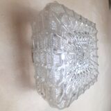 Molded glass ceiling lamp