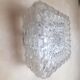 Molded glass ceiling lamp