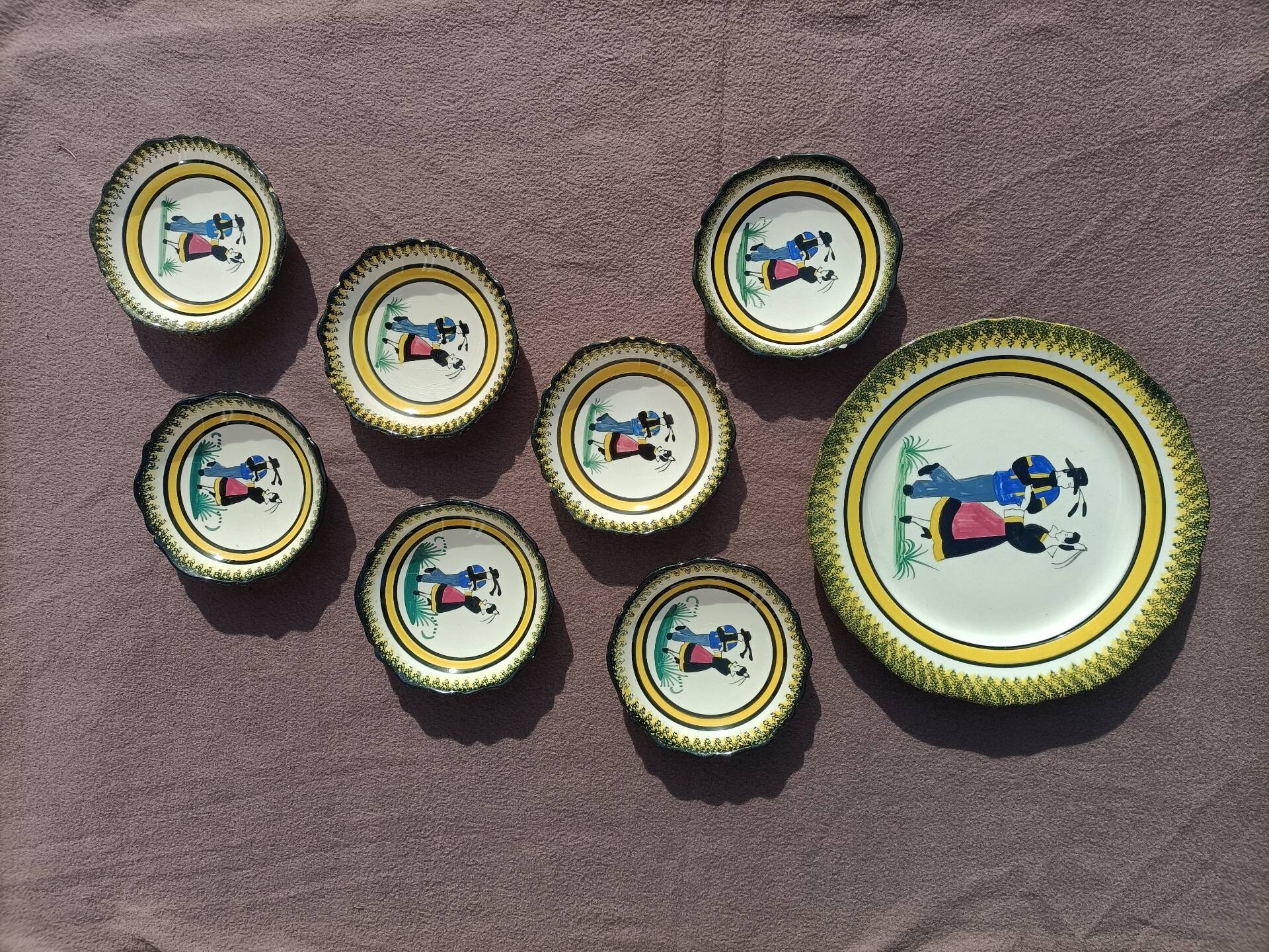 Henriot Quimper bowls