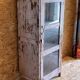 Glass cabinet in old teak