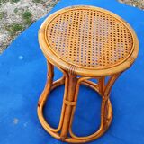 Vintage bamboo stool