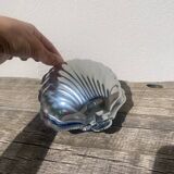 Silver plated butter dish shell 1950