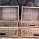 Vintage rattan chest of drawers