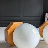 80's Wall Sconces Duo