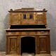 Art Nouveau period oak stepped desk circa 1900
