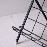 1960s bedside table with metal legs