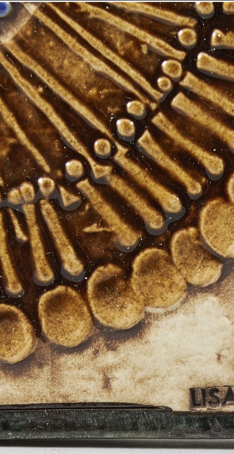 Lisa Larson tile series Unik "Sunflower" - Gustavsberg