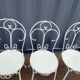 Garden furniture in old iron 6 places