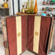 Old vintage cabin trunk