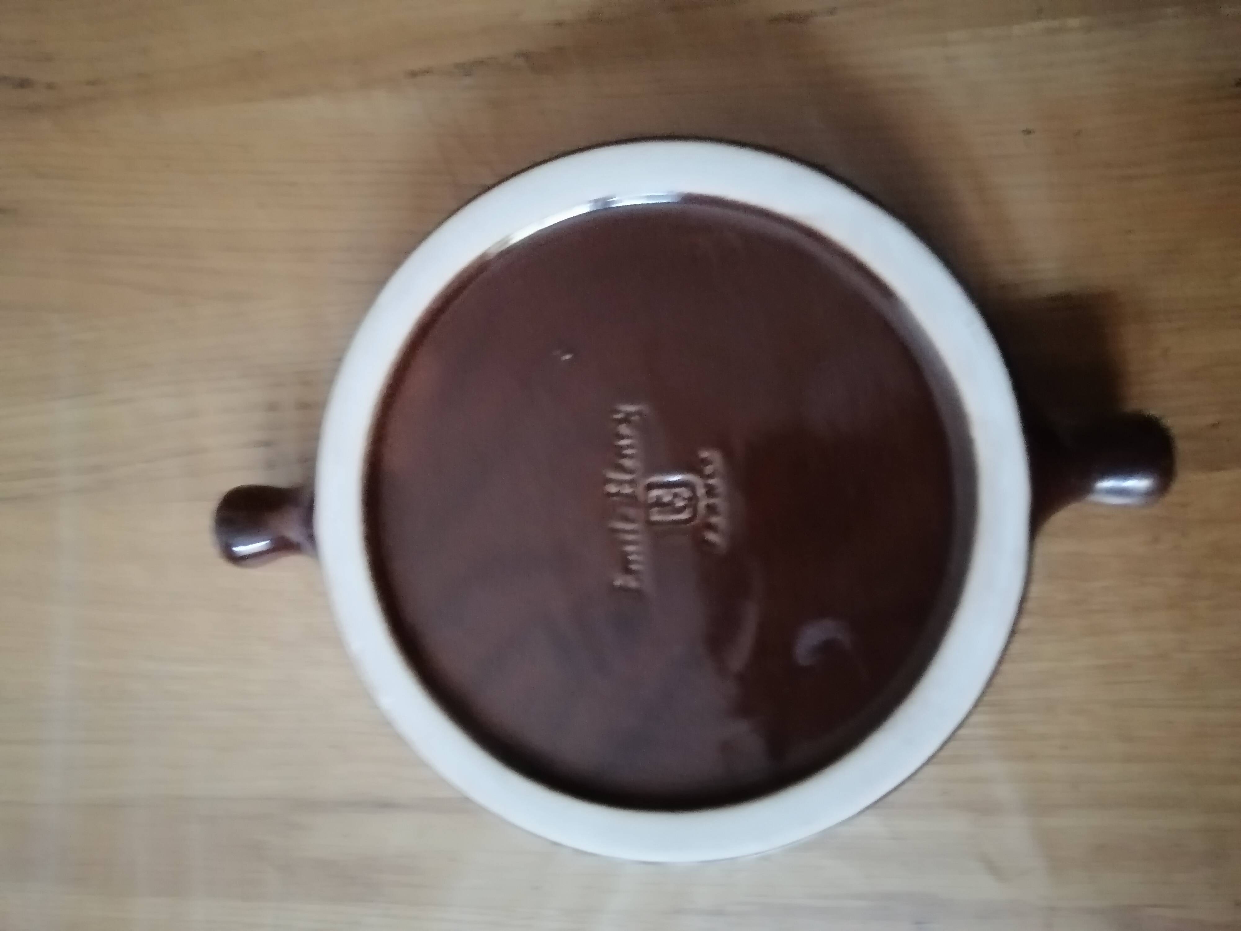 Service set of 7 ceramic snail pieces