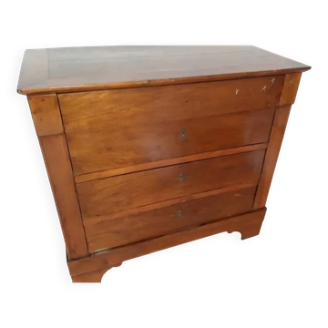 Solid walnut chest of drawers
