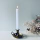 Vintage heart brass candlestick