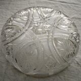 Chiseled crystal bowl