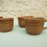 6 tasses en grès