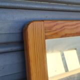 Scandinavian pine mirror 1970