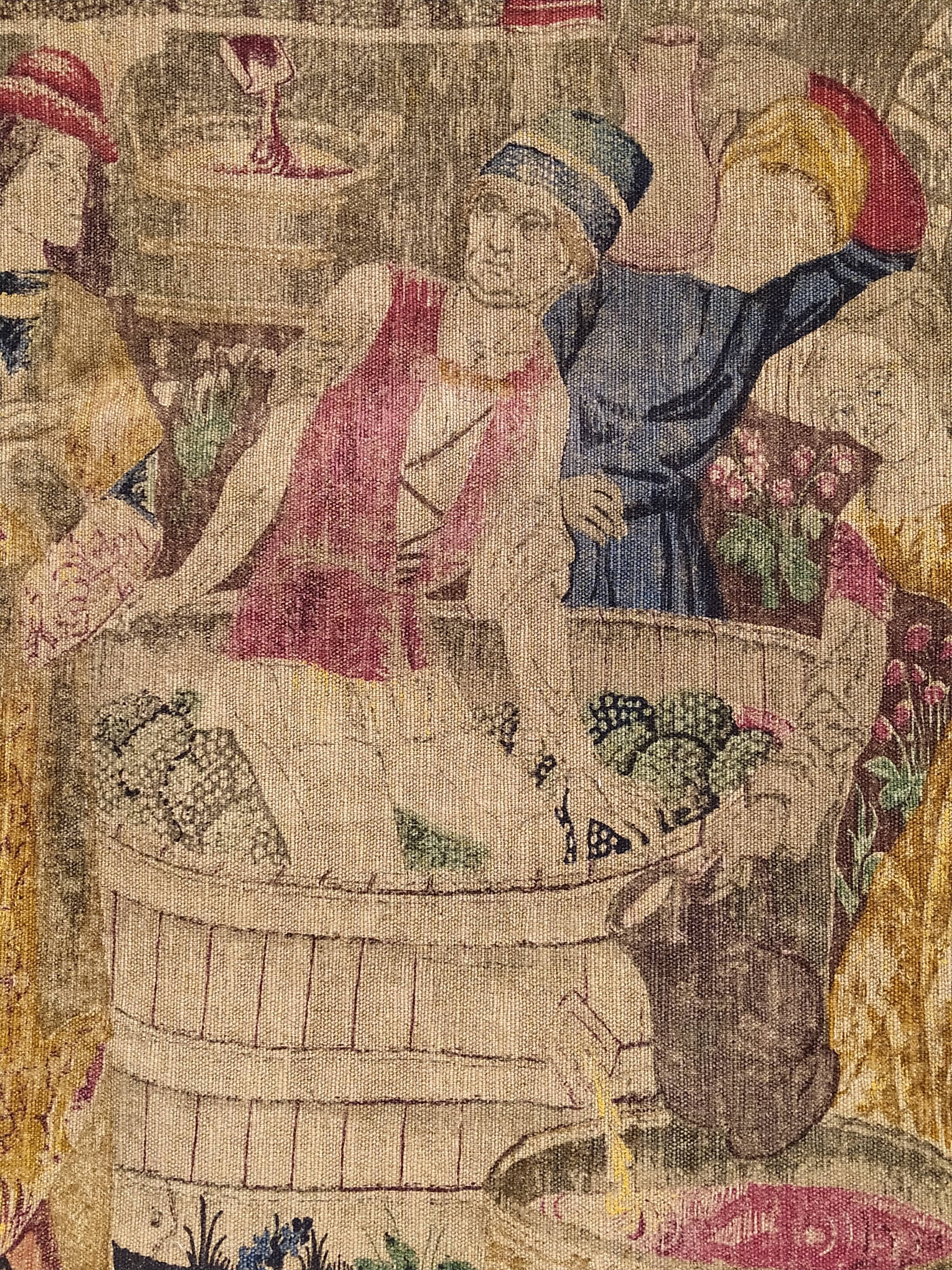 Rambouillet art tapestry the grape harvest