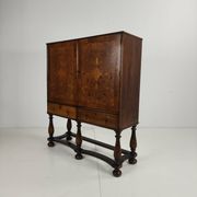 Cabinet de poste en chêne d'un presbytère belge, vers 1900-1920