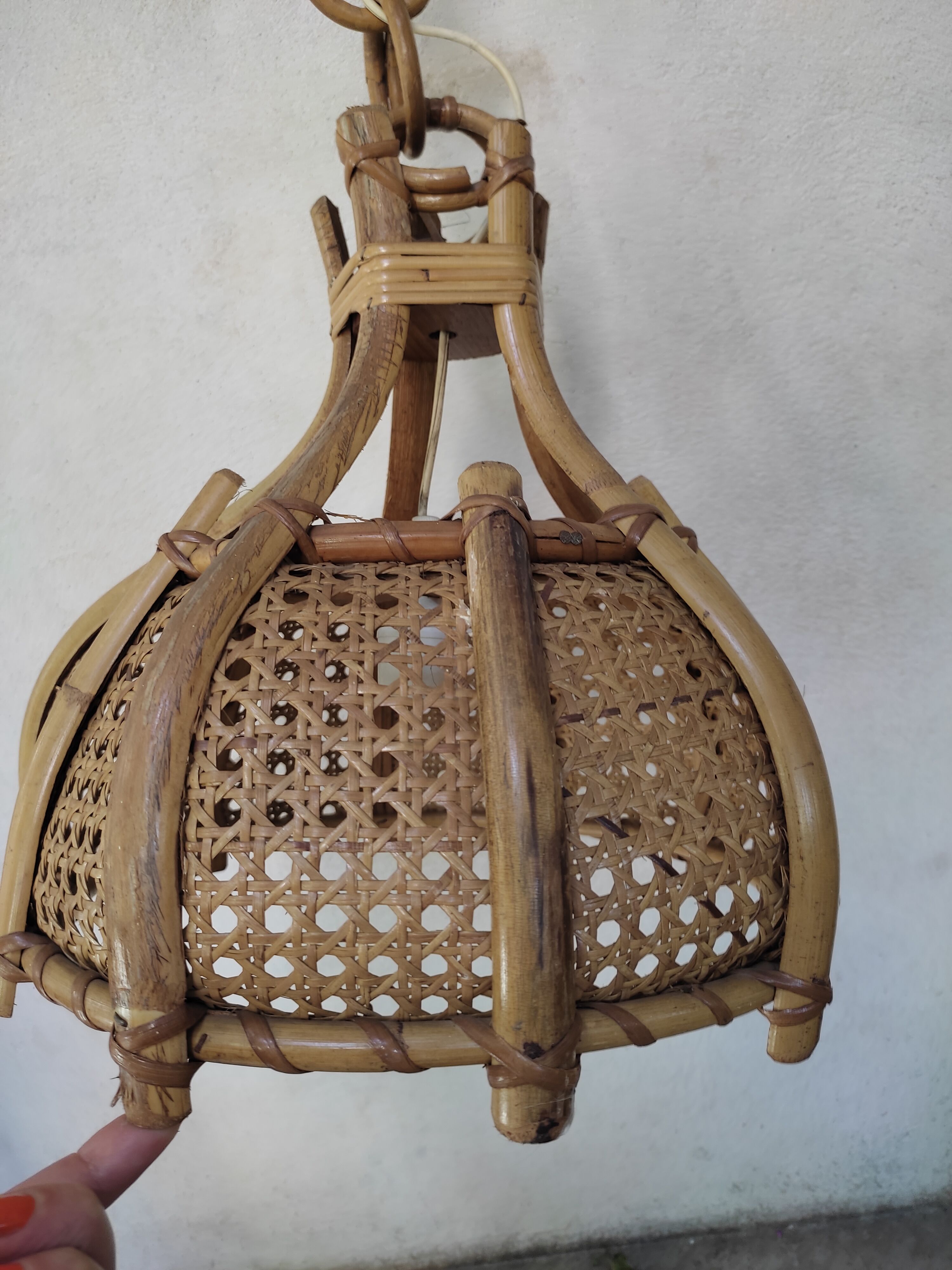 Rattan and cane suspension